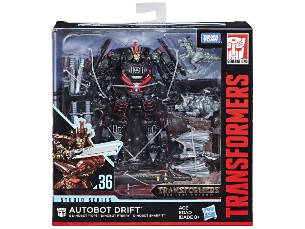 Transformers Studio Series 36 Deluxe Drift with Mini Dinobots