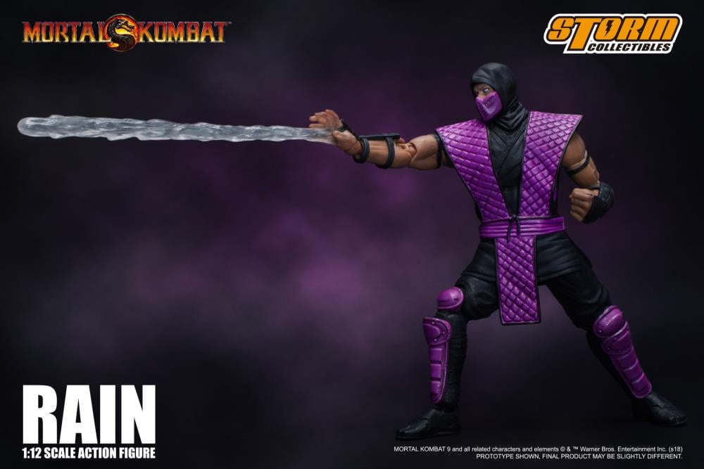Mortal Kombat VS Series Rain 1/12 Scale NYCC 2018 Exclusive Figure Gallery Image 8