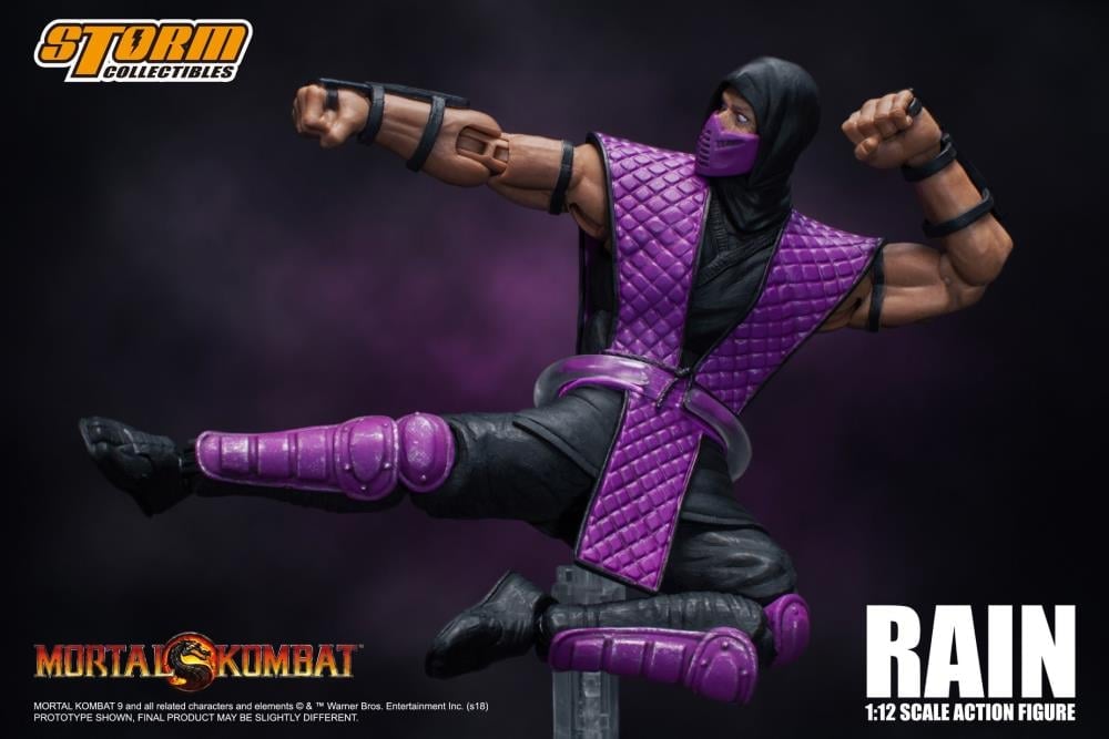 Mortal Kombat VS Series Rain 1/12 Scale NYCC 2018 Exclusive Figure Gallery Image 3