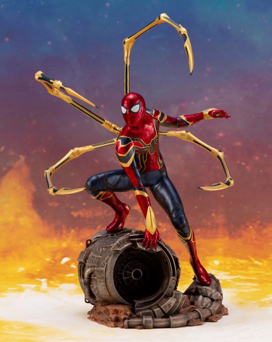 Avengers: Infinity War ArtFX+ Iron Spider Statue Gallery Image 5