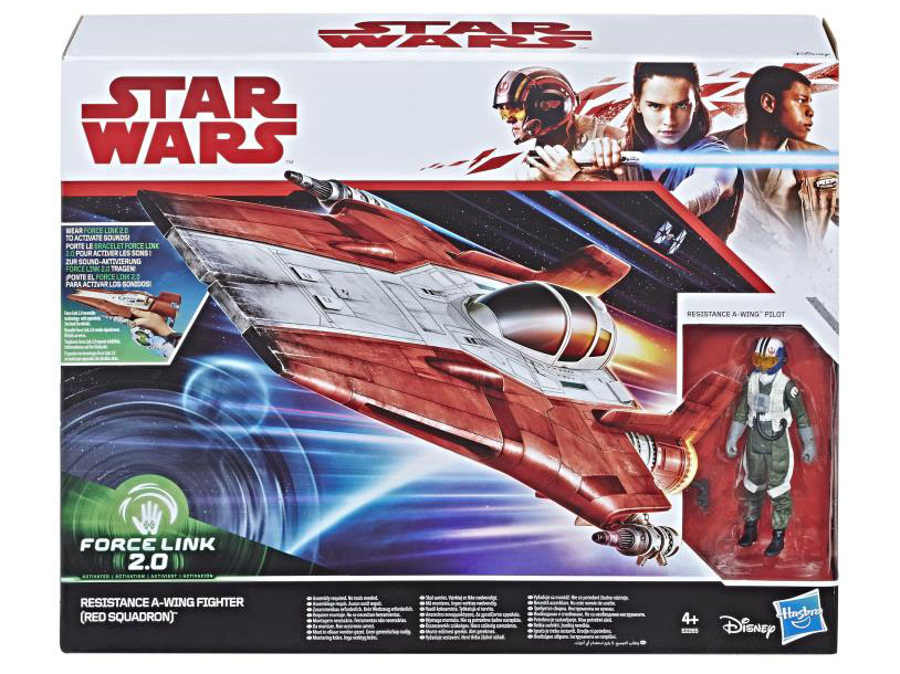 Star Wars Force Link 2.0 Resistance A-Wing Fighter (The Last Jedi)
