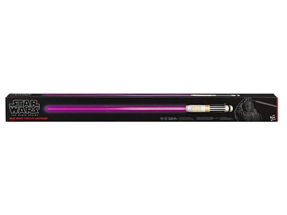 Star Wars: The Black Series Mace Windu (Revenge of the Sith) Force FX Lightsaber Gallery Image 10