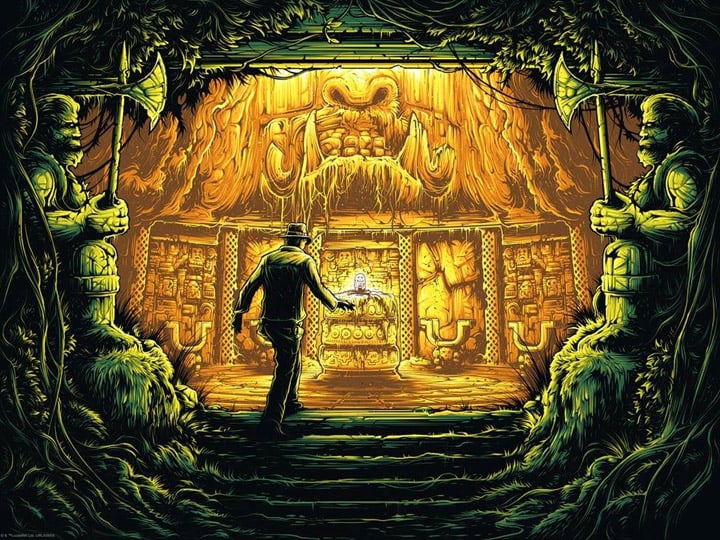 Indiana Jones There is Nothing to Fear Here Limited Edition Art Print Gallery Image 1