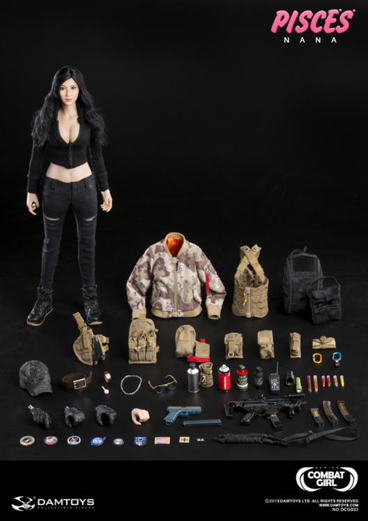 Combat Girl Pisces Nana 1/6 Scale Action Figure Gallery Image 12