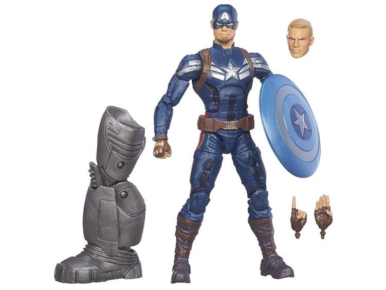 Captain America: The Winter Soldier Marvel Legends Infinite Series Captain America (Mandroid BAF) Gallery Image 1