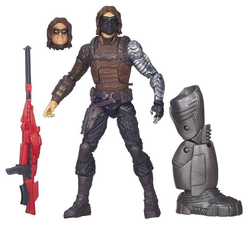 Captain America: The Winter Soldier Marvel Legends Infinite Series Winter Soldier (Mandroid BAF) Gallery Image 3