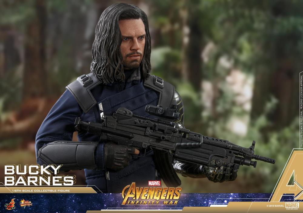 Avengers: Infinity War MMS509 Bucky Barnes 1/6th Scale Collectible Figure Gallery Image 12