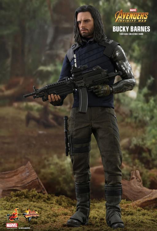 Avengers: Infinity War MMS509 Bucky Barnes 1/6th Scale Collectible Figure Gallery Image 4