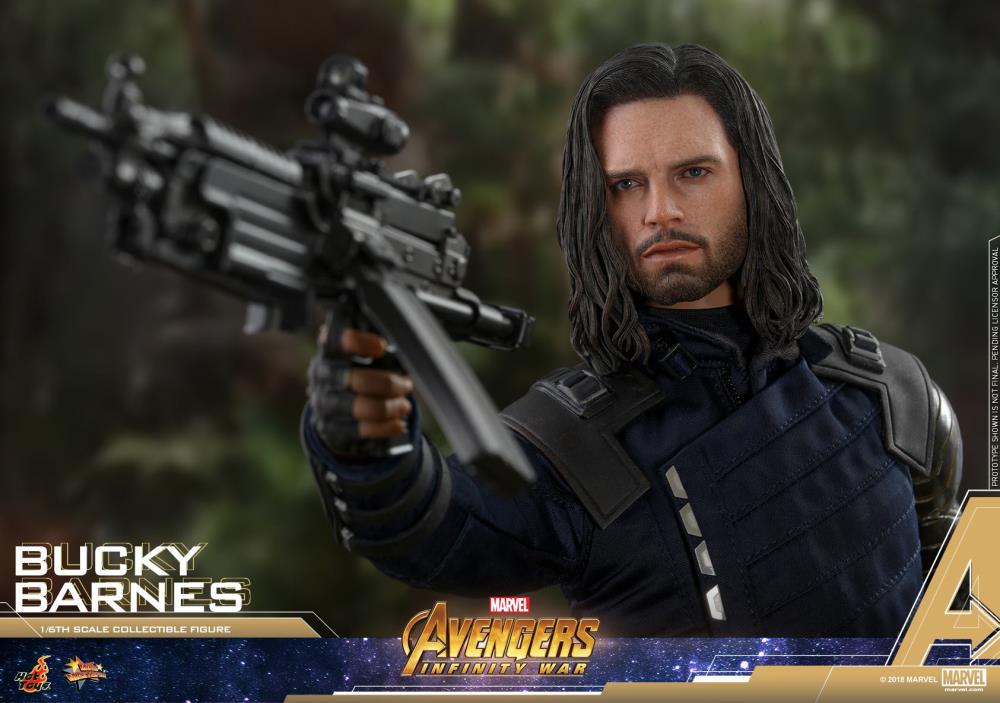Avengers: Infinity War MMS509 Bucky Barnes 1/6th Scale Collectible Figure Gallery Image 13