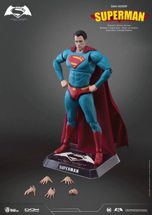 Batman v Superman Dynamic 8ction Heroes DAH-003SP Superman (Comic Ver.) PX Previews Exclusive Gallery Image 7