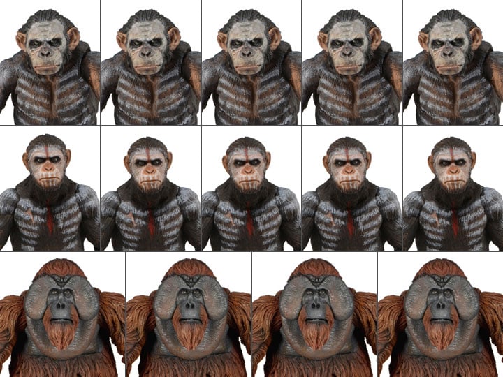 Planet of the Apes Figure Series 01 Case of 14 Figures Gallery Image 1