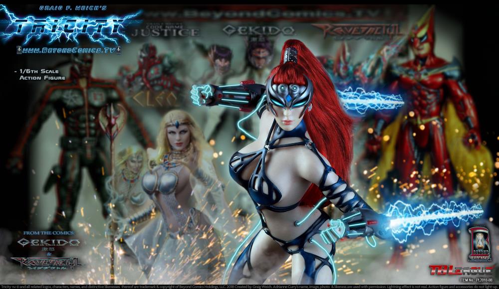 Gekido's Tricity: Goddess of Lightning (Super Deluxe) 1/6 Scale Limited Edition Figure Gallery Image 11