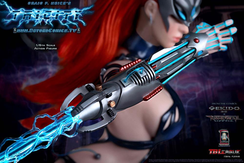 Gekido's Tricity: Goddess of Lightning (Super Deluxe) 1/6 Scale Limited Edition Figure Gallery Image 12