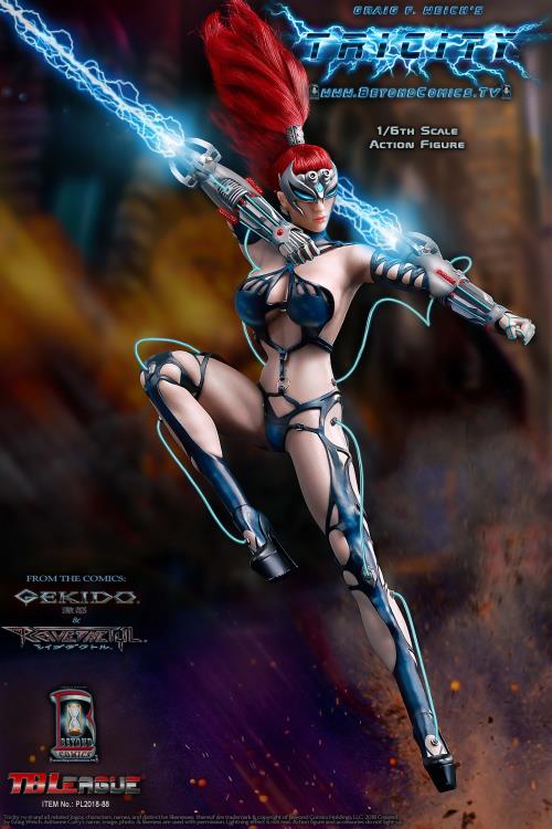 Gekido's Tricity: Goddess of Lightning (Super Deluxe) 1/6 Scale Limited Edition Figure Gallery Image 4