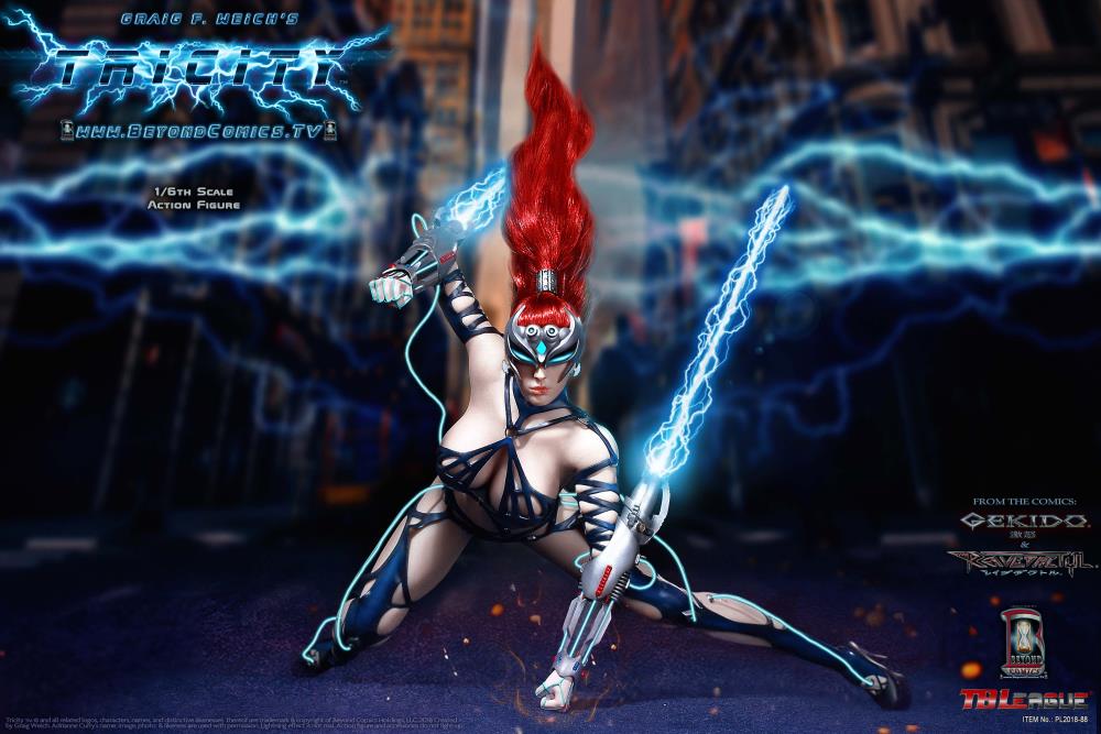 Gekido's Tricity: Goddess of Lightning (Super Deluxe) 1/6 Scale Limited Edition Figure Gallery Image 6