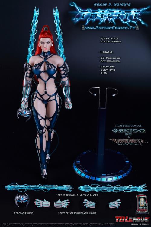 Gekido's Tricity: Goddess of Lightning (Super Deluxe) 1/6 Scale Limited Edition Figure Gallery Image 14