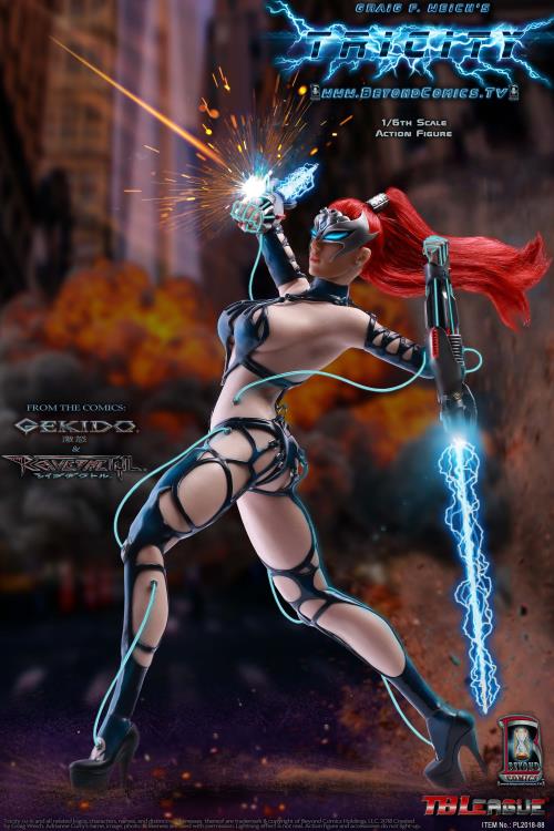 Gekido's Tricity: Goddess of Lightning (Super Deluxe) 1/6 Scale Limited Edition Figure Gallery Image 9