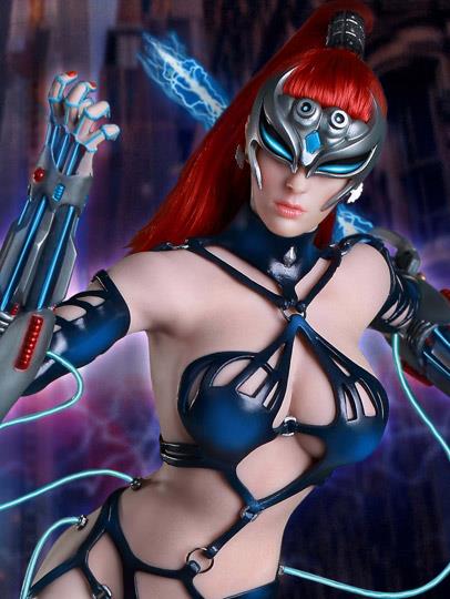 Gekido's Tricity: Goddess of Lightning (Super Deluxe) 1/6 Scale Limited Edition Figure Gallery Image 2