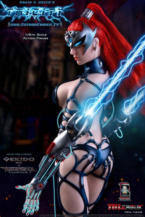Gekido's Tricity: Goddess of Lightning (Super Deluxe) 1/6 Scale Limited Edition Figure Gallery Image 10