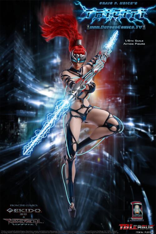 Gekido's Tricity: Goddess of Lightning (Super Deluxe) 1/6 Scale Limited Edition Figure Gallery Image 5
