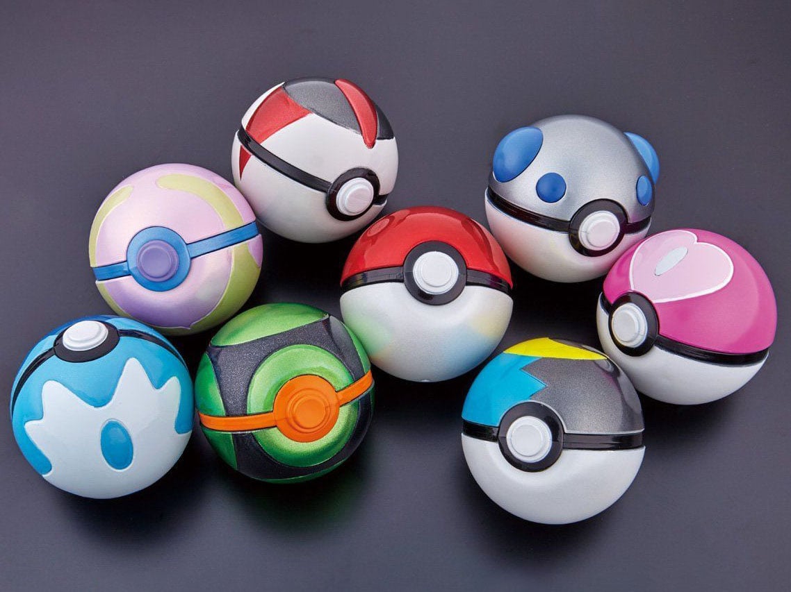 Pokemon Ball Collection Revival Box of 8 Exclusive Poke Balls Gallery Image 1