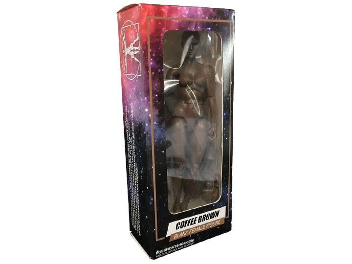 Vitruvian H.A.C.K.S. Female Figure Blank (Coffee) Gallery Image 1