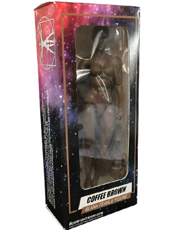 Vitruvian H.A.C.K.S. Female Figure Blank (Coffee) Gallery Image 2