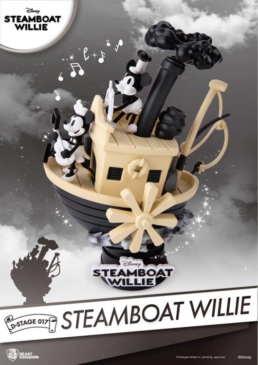 Disney D-Stage DS-017 Steamboat Willie PX Previews Exclusive Statue Gallery Image 3