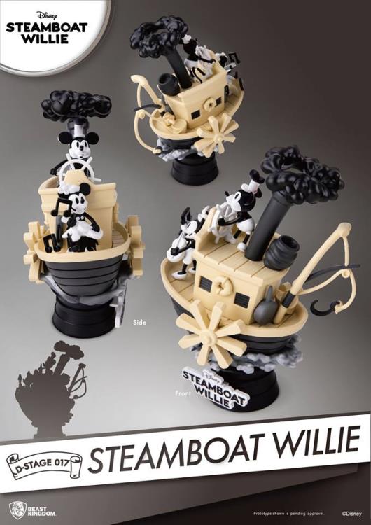 Disney D-Stage DS-017 Steamboat Willie PX Previews Exclusive Statue Gallery Image 5