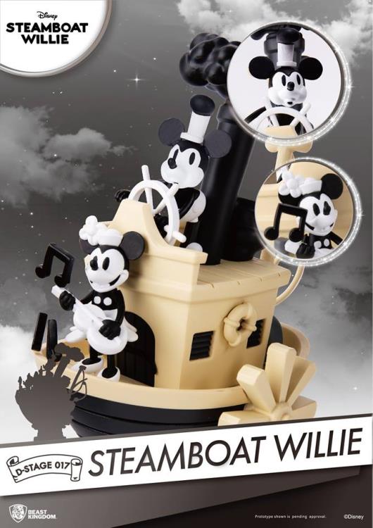 Disney D-Stage DS-017 Steamboat Willie PX Previews Exclusive Statue Gallery Image 4