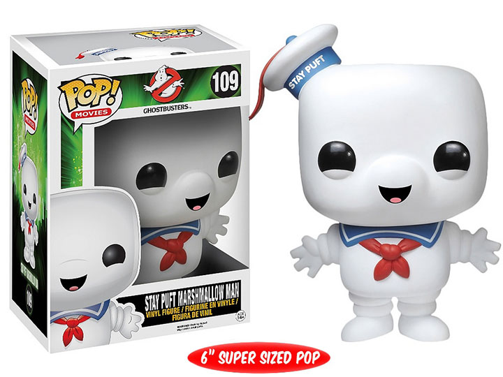 Pop! Movies: Ghostbusters - Super Sized 6" Stay Puft Marshmallow Man Gallery Image 1