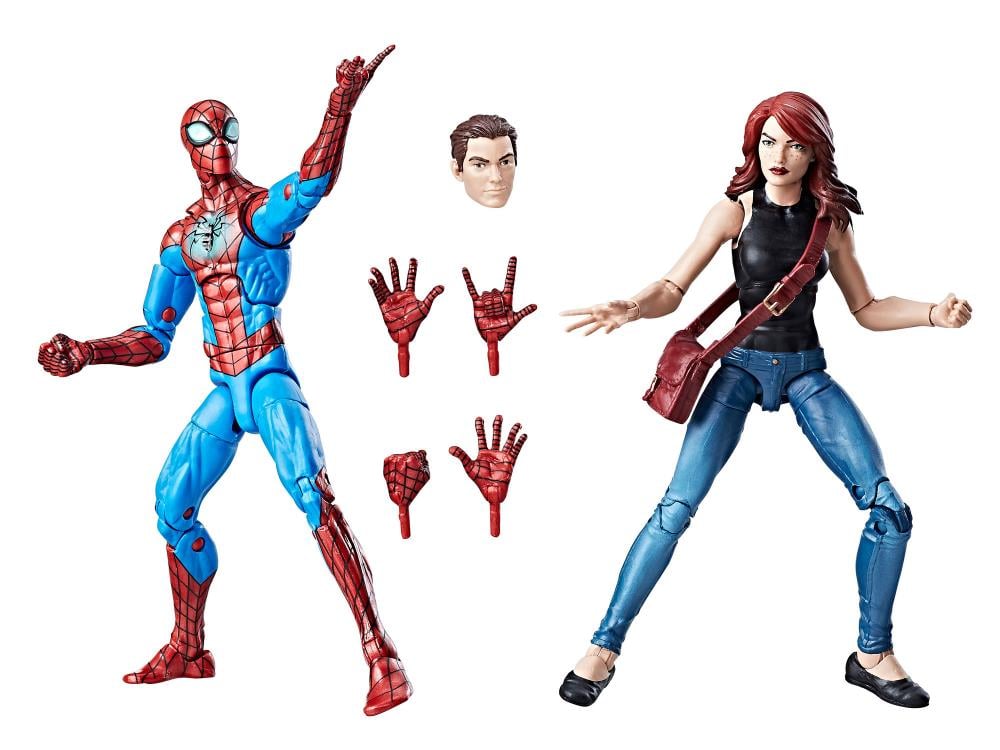 Marvel Spider-Man Legends Spider-Man & Mary Jane Watson Two-Pack