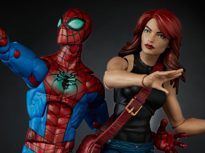 Marvel Spider-Man Legends Spider-Man & Mary Jane Watson Two-Pack Exclusive Gallery Image 1