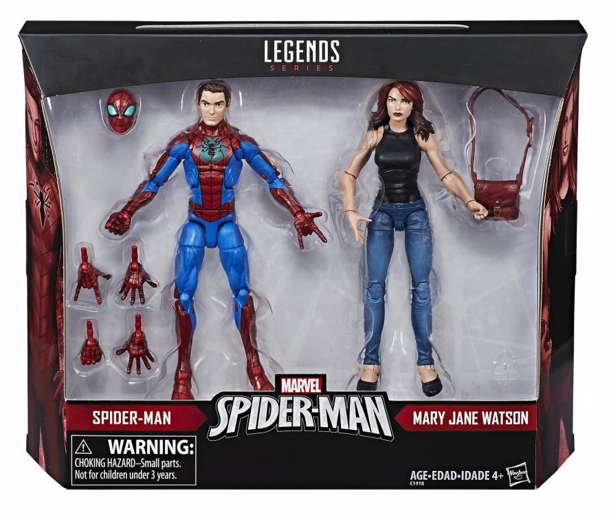 Marvel Spider-Man Legends Spider-Man & Mary Jane Watson Two-Pack Exclusive Gallery Image 10