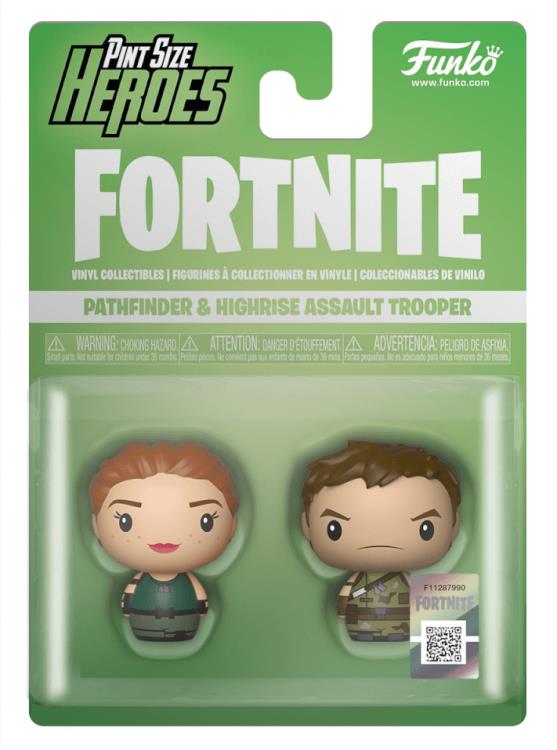 Fortnite Pint Size Heroes Pathfinder & Highrise Assault Trooper Two-Pack Gallery Image 3