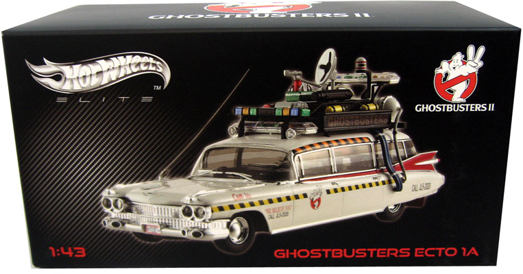 Ghostbusters II Hot Wheels Elite 1:43 Scale Ecto-1A
