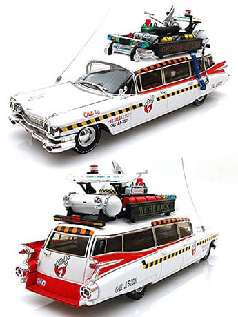 Ghostbusters II Hot Wheels Elite 1:43 Scale Ecto-1A