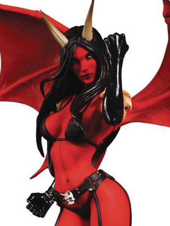 Women of Dynamite Purgatori Statue (Diamond Eye Edition) Gallery Image 2