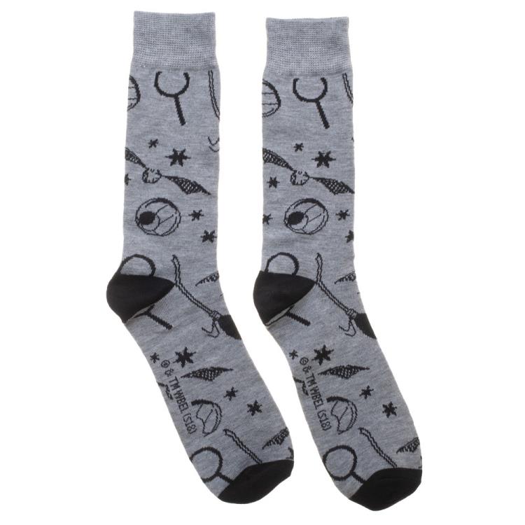 Harry Potter Quidditch Trunk Crew Socks Three-Pack Gallery Image 5