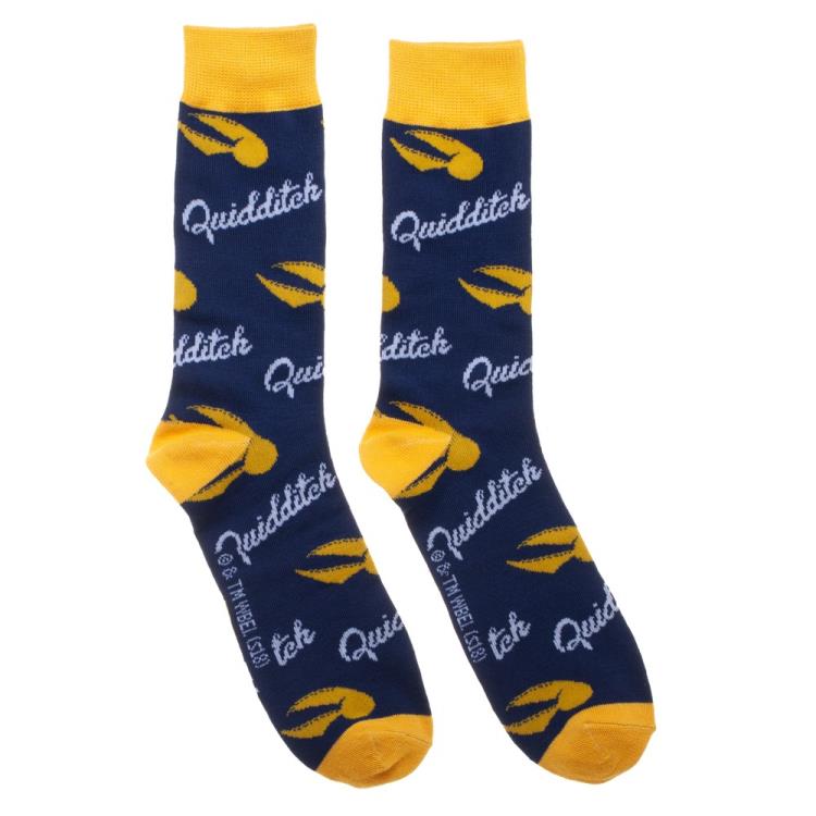 Harry Potter Quidditch Trunk Crew Socks Three-Pack Gallery Image 3