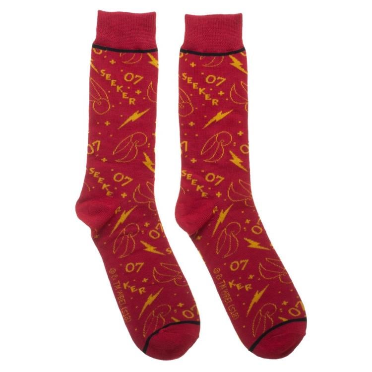 Harry Potter Quidditch Trunk Crew Socks Three-Pack Gallery Image 4