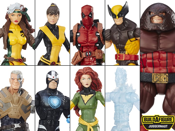 X-Men Marvel Legends Wave 1 Set of 8 Figures (Juggernaut BAF) Gallery Image 1