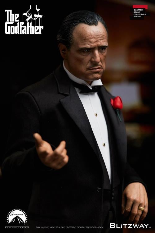 The Godfather Vito Corleone 1/4 Superb Scale Limited Edition Statue Gallery Image 11