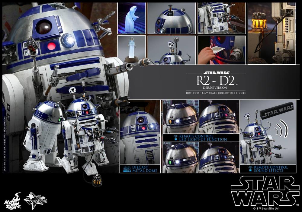 Star Wars MMS511 R2-D2 (Deluxe Ver.) 1/6th Scale Collectible Figure Gallery Image 16