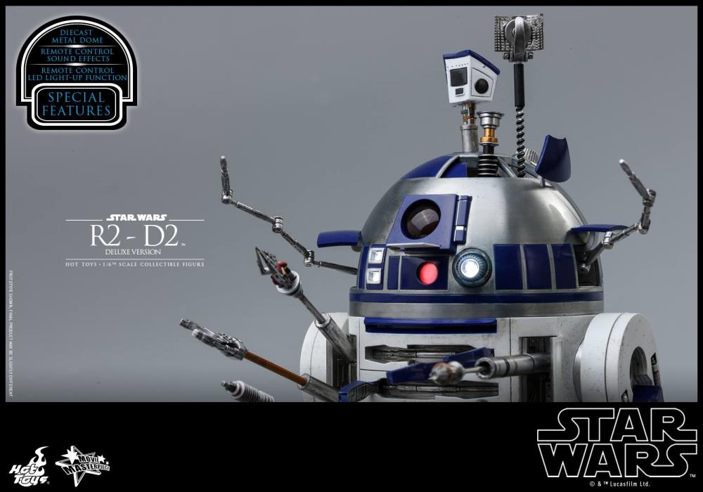 Star Wars MMS511 R2-D2 (Deluxe Ver.) 1/6th Scale Collectible Figure Gallery Image 14