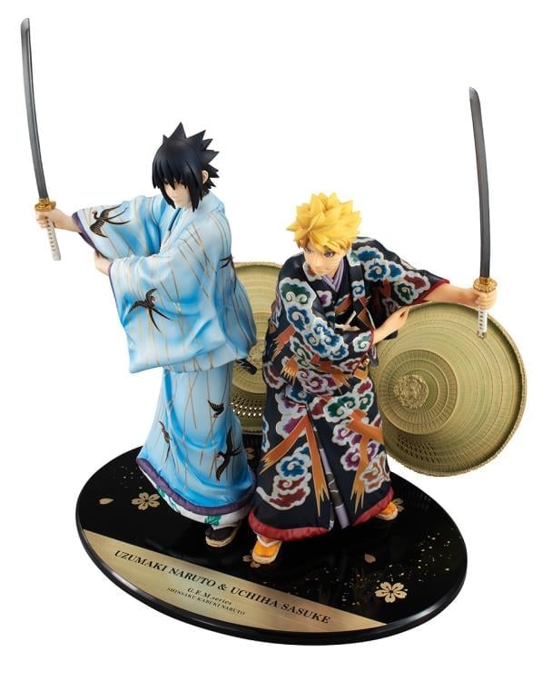 Naruto G.E.M. Series Naruto Uzumaki & Sasuke Uchiha (Kabuki Ver.) Set