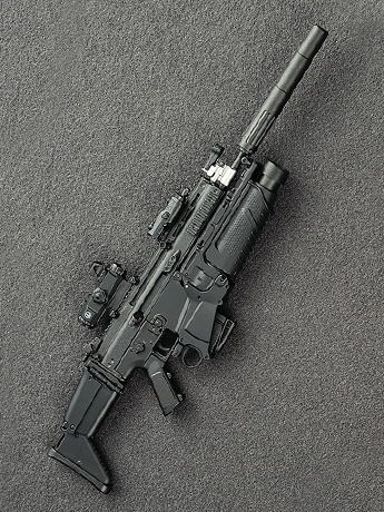 SCAR Assault Rifle (Mk17 in Black) 1/6 Scale Accessory Set Gallery Image 2