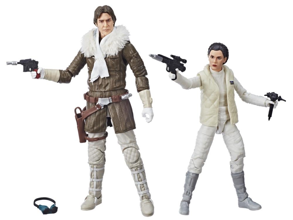 Star Wars: The Black Series Han Solo & Leia Organa (Empire Strikes Back) Exclusive Two-Pack Gallery Image 3