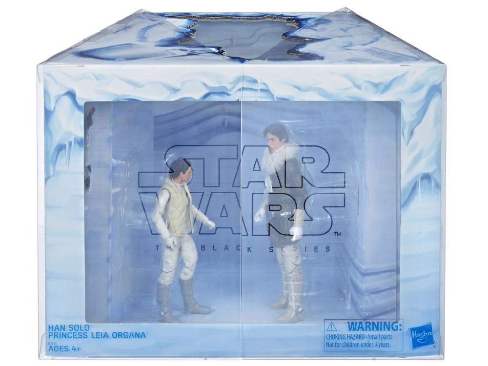 Star Wars: The Black Series Han Solo & Leia Organa (Empire Strikes Back) Exclusive Two-Pack Gallery Image 4