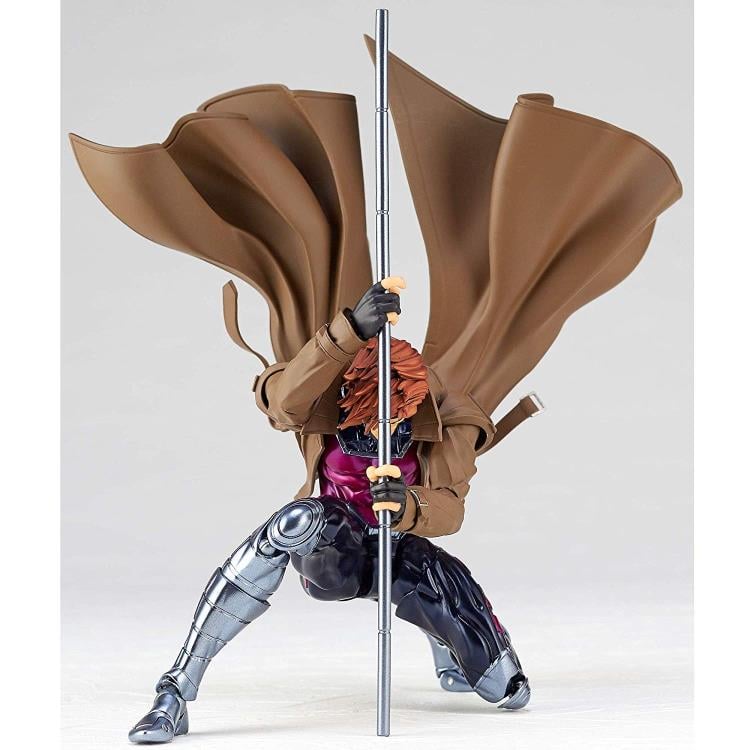 Marvel Amazing Yamaguchi Revoltech No.012 Gambit Action Figure Gallery Image 4